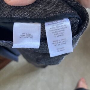 Anne Klein denim stretch ankle pants